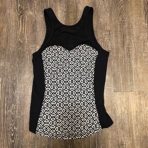 Lucy Activewear Geometric Detail Athletic Tank M